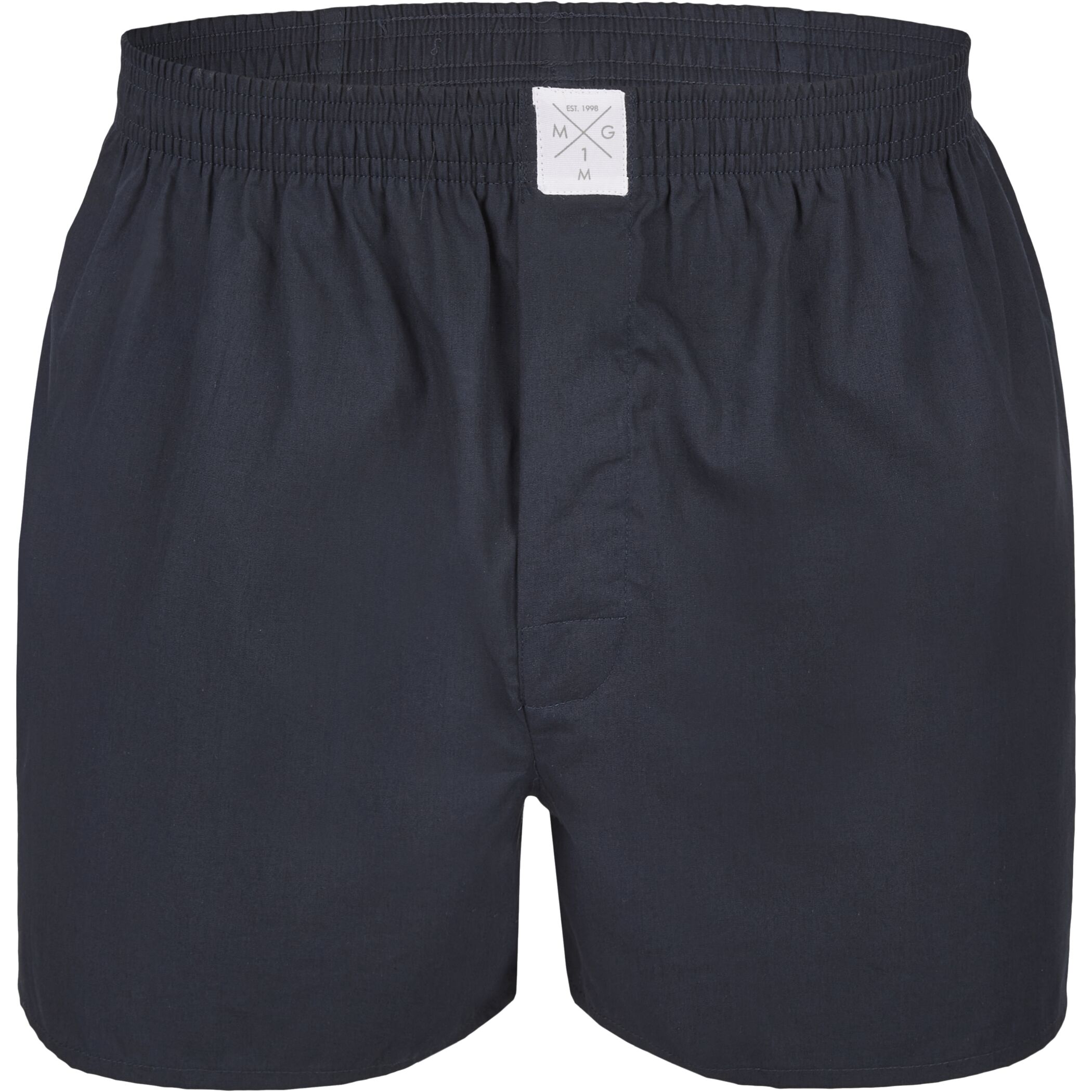 Men's Jersey Boxer 3-Pack Solid Black