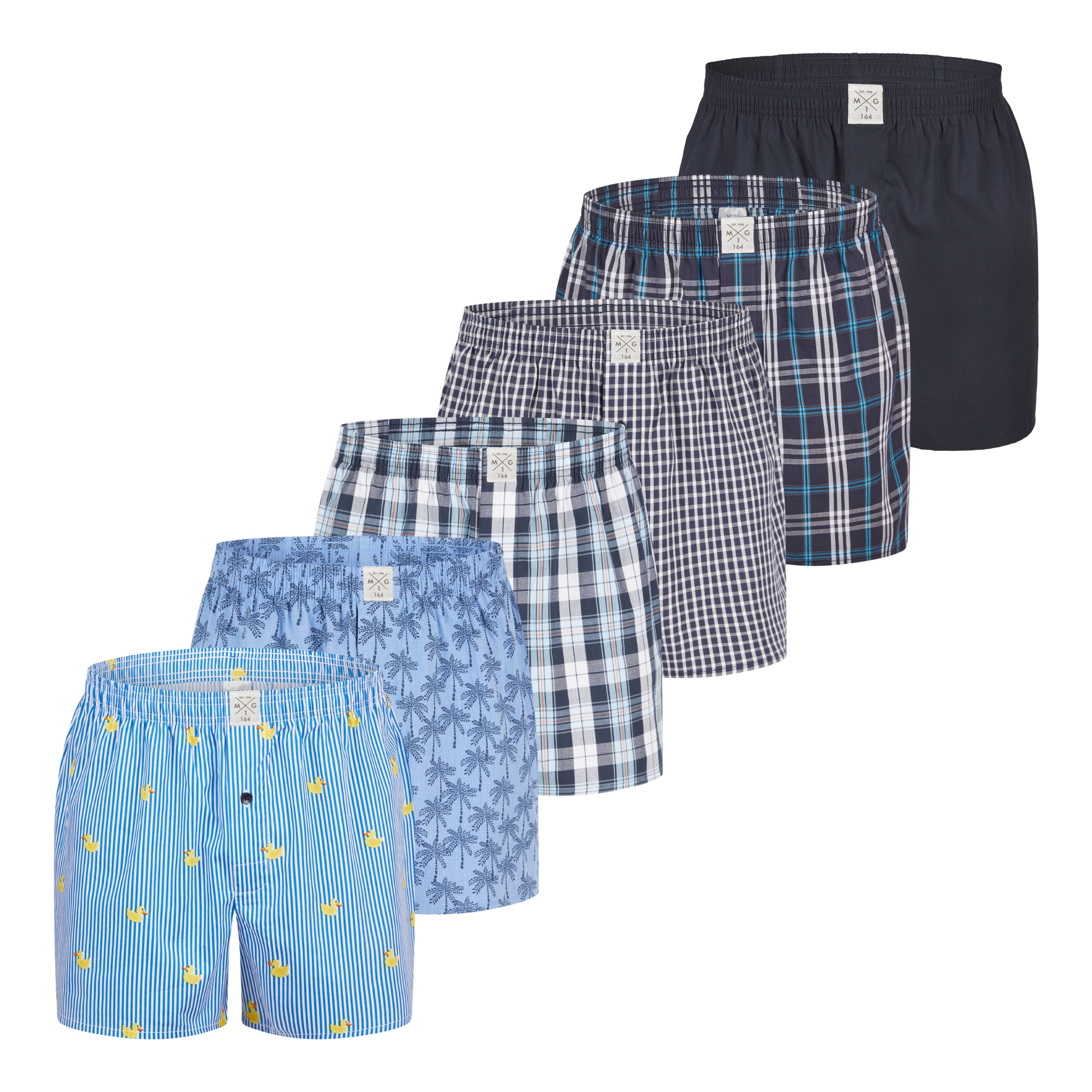 6 Pack MG-1 Kinder Boxershort D515